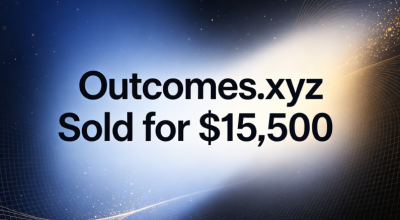 Outcomes.xyz Sold for $15,500 via Spaceship.com