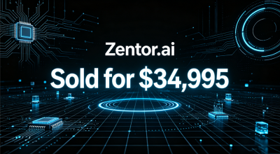 Zentor.ai Sold for $34,995! Newly Registered Creative AI Domain Shows Impressive Performance