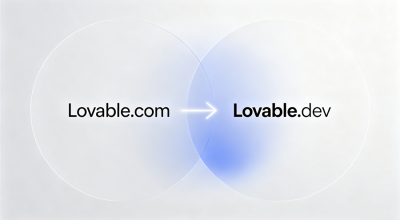 Lovable Completes Domain Name Upgrade: Lovable.com Officially Redirects to Lovable.dev