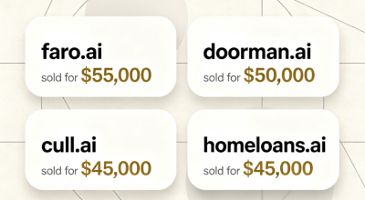 Premium .ai Domains Sold in Concentration, Short-Keyword Domain Value Continues to Rise