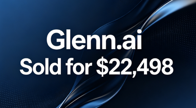 Premium AI Domain Name Glenn.ai Sold for $22,498