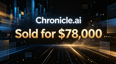 Chronicle.ai Sold for $78,000 via Spaceship.com