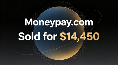 Moneypay.com Sold for $14,450, Another Premium Payment Domain Sold