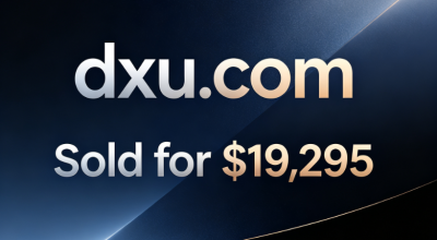 dxu.com Sold for $19,295: Short Three-Letter Domain with High Potential