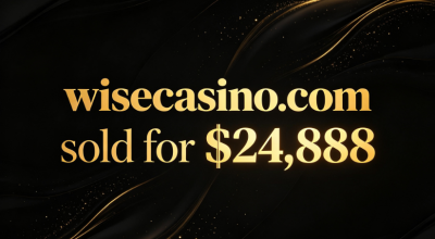 The premium domain name wisecasino.com was successfully sold for $24,888