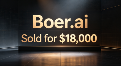 Boer.ai Sold for $18,000 via Private!