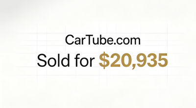 Driving into the Future: CarTube.com Sold for $20,935