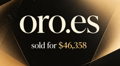 The premium Spanish domain name oro.es has been sold for $46,358