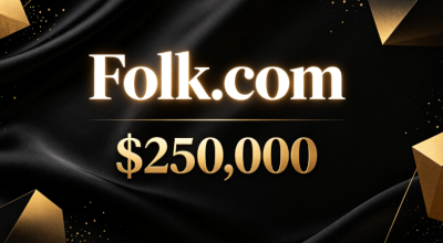 AI startup Folk announced the completion of its domain name upgrade, acquiring Folk.com for $250,000