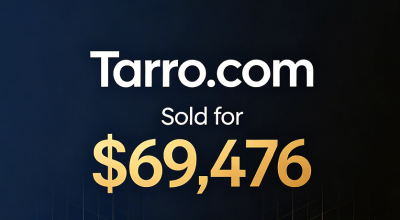 Premium Domain Tarro.com Sold for $69,476
