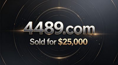 4489.com Sold for $25,000: The Value Logic Behind Numeric Domains