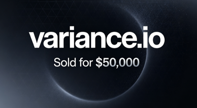 variance.io Sold for $50,000: Another Premium .io Domain Transaction