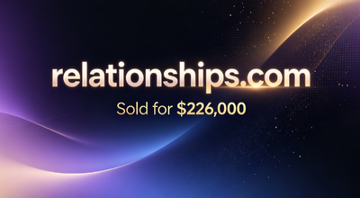 Premium Single-Word Domain "relationships.com" Sold for $226,000 via GoDaddy
