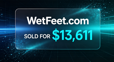 WetFeet.com Sold for $13,611 via DropCatch