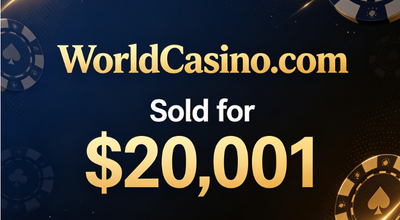 WorldCasino.com Sold for $20,001
