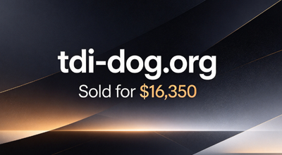 tdi-dog.org Sold for $16,350 via GoDaddy