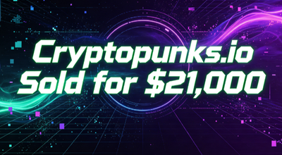 Cryptopunks.io Sold for $21,000: The Value Logic of an "OG Domain"