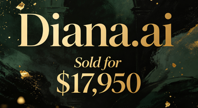 Premium AI Domain Diana.ai Sold for $17,950