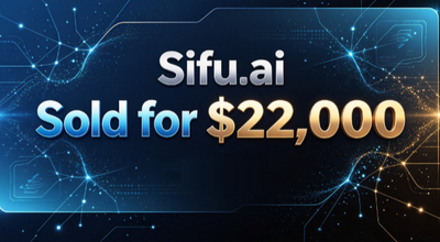 Sifu.ai Sold for $22,000: A Perfect Collision of Cultural Power and the AI ​​Wave