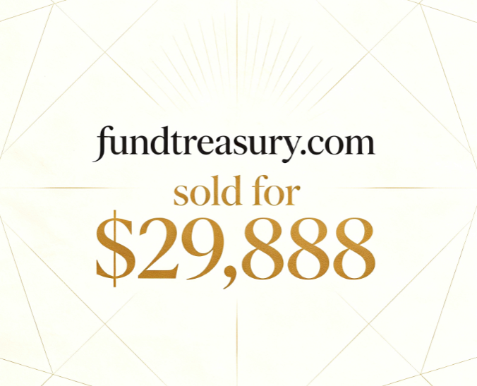 For a mere , fundtreasury.com sold for ,888