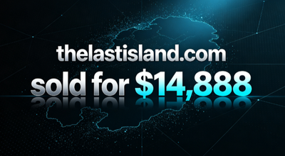 The domain name thelastisland.com was sold for $14,888 via DomainMarket.com
