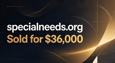 specialneeds.org Sold for $36,000 via DomainMarket.com