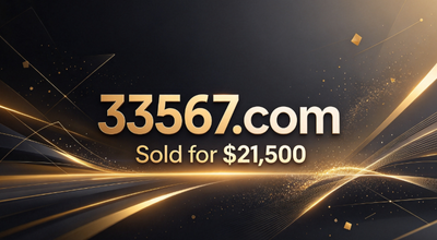 33567.com Sold for $21,500: Another Notable Transaction for a Premium Numeric Domain