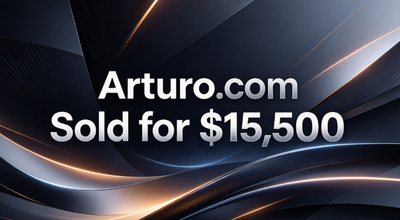Arturo.com Sold for $15,500 via DropCatch