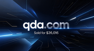 Premium Three-Letter Domain Name "qda.com" Sold for $26,016