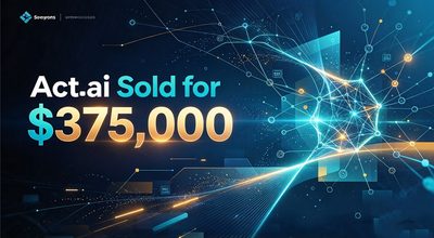 Act.ai Sells for $375,000: The AI Domain Value of an "Action" Command