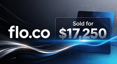 flo.co Sold for $17,250 via GoDaddy
