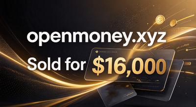 Premium Financial Domain Name "openmoney.xyz" Sold for $16,000