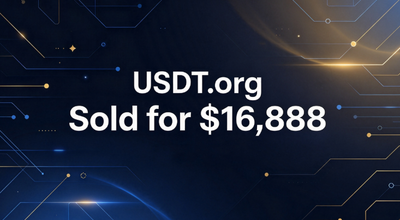 USDT.org Sold for $16,888: A Quick Three-Week Turnaround Highlights the Value of Niche-Specific Domain Names