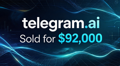 telegram.ai Sold for $92,000: Another High-Value .ai Domain Transaction