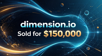 dimension.io Sold for $150,000 via Atom.com