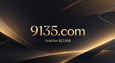 9135.com Sold for $27,008: Another Notable Transaction for a Premium Four-Digit Domain