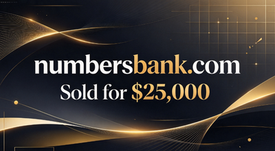 numbersbank.com Sold for $25,000 via Sedo