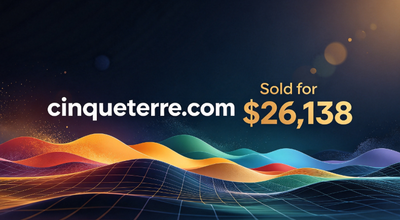 Premium Travel and Tourism Domain "cinqueterre.com" Sold for $26,138
