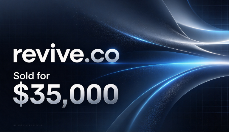 revive.co Sold for ,000 via Sedo