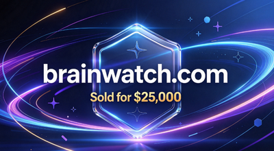 brainwatch.com Sold for $25,000 via Afternic: A Premium Compound Domain Name