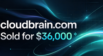 cloudbrain.com Sold for $36,000 – A Perfect Fit for Large-Scale AI Models